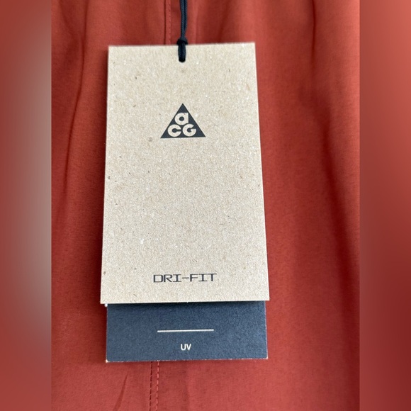 Nike ACG Dri-Fit Pants Women’s M Brown Loose Fit Hiking Outdoor UPF 40+ - Picture 6 of 13